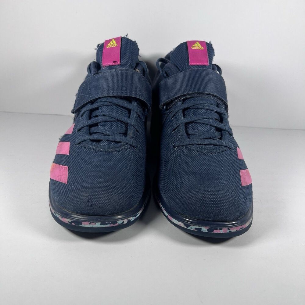 Adidas Powerlift 4 Lace Up Weight Lifting Gym Shoes Men's Size 10 FZ2514 - Picture 2 of 9